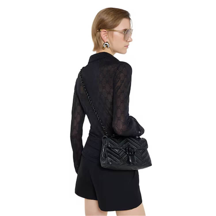 Replica Gucci GG Marmont Small Shoulder Bag 855371 AAFS1 1000 (9)