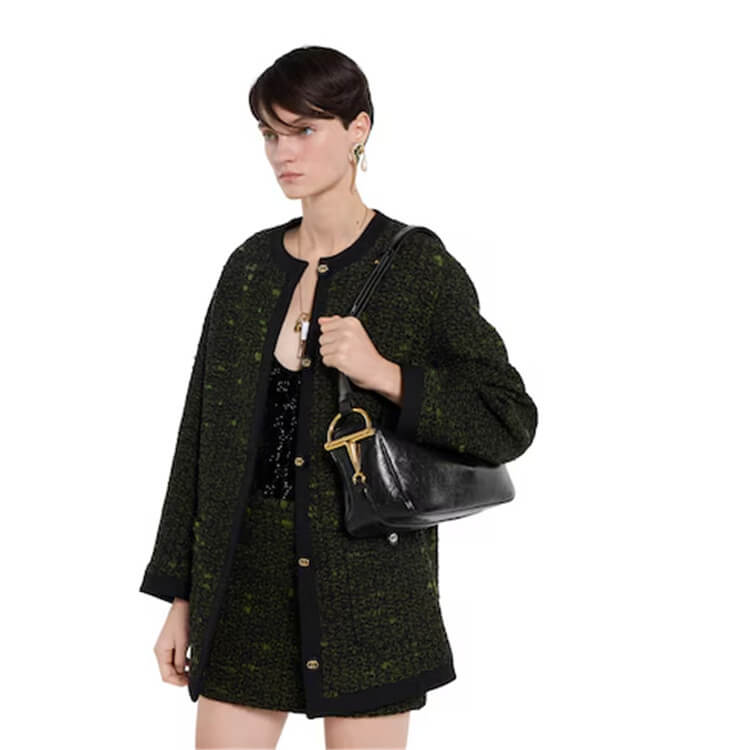 Replica Gucci Half Horsebit Medium Shoulder Bag 860787 AAF1G 1000 (8)