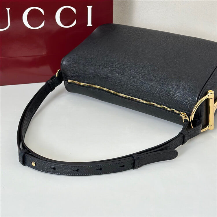 Replica Gucci Half Horsebit Medium Shoulder Bag 860787 AAFDM 1000 (6)